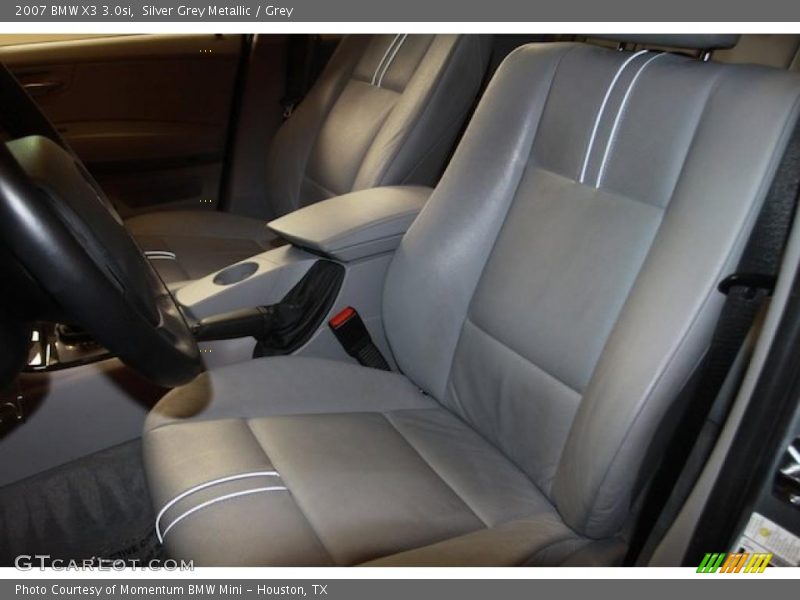 Silver Grey Metallic / Grey 2007 BMW X3 3.0si