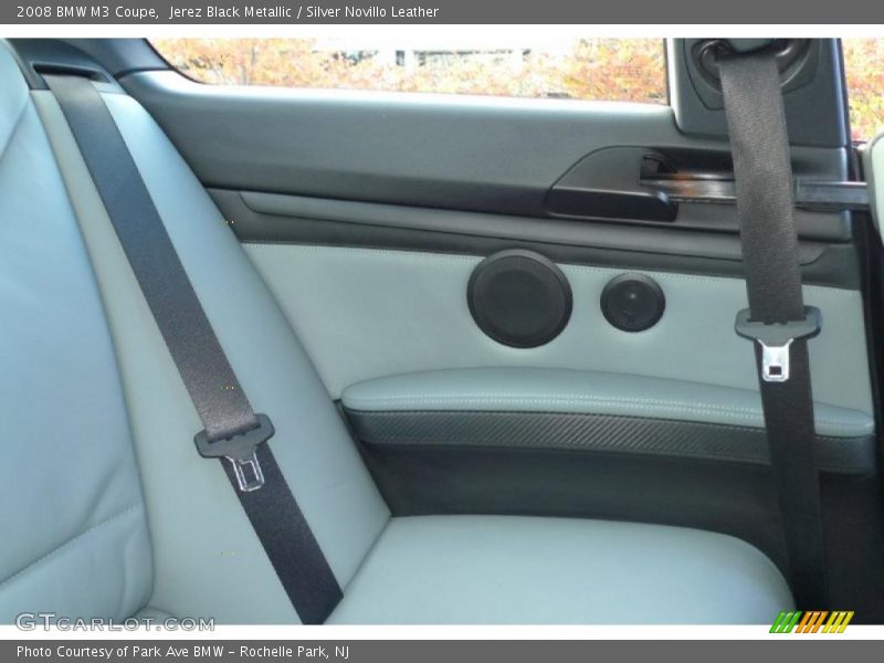 Jerez Black Metallic / Silver Novillo Leather 2008 BMW M3 Coupe