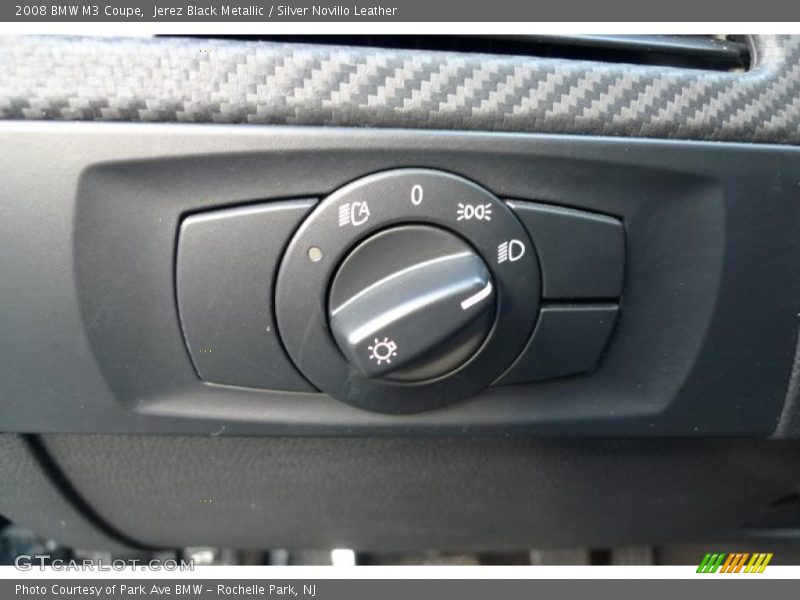 Jerez Black Metallic / Silver Novillo Leather 2008 BMW M3 Coupe