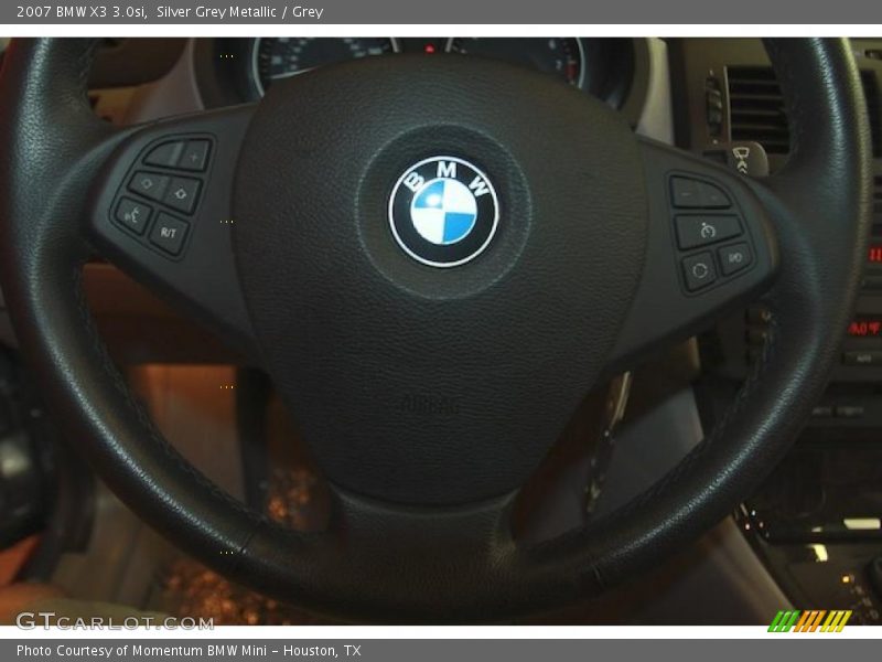 Silver Grey Metallic / Grey 2007 BMW X3 3.0si