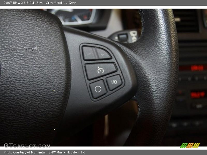 Silver Grey Metallic / Grey 2007 BMW X3 3.0si