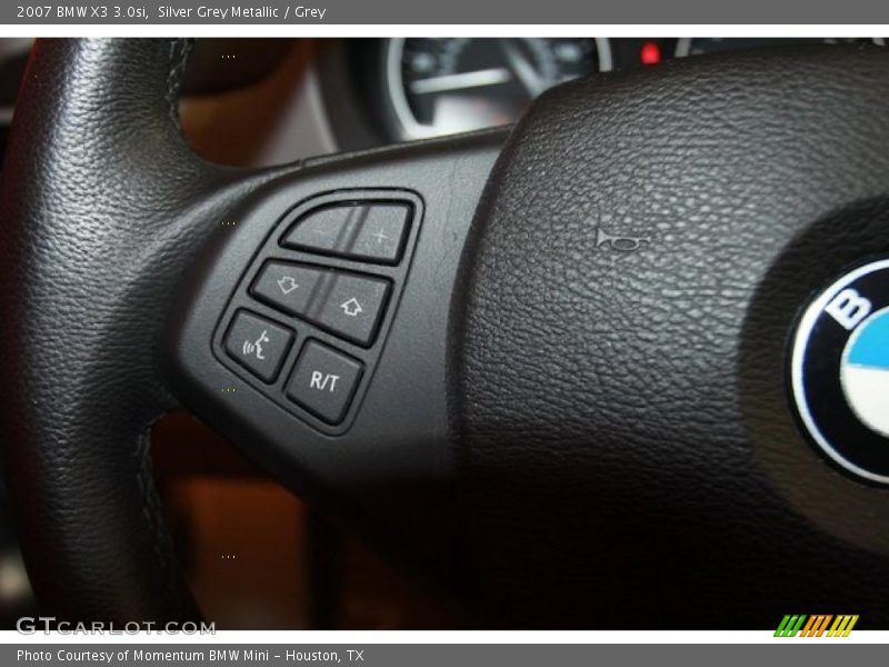 Silver Grey Metallic / Grey 2007 BMW X3 3.0si
