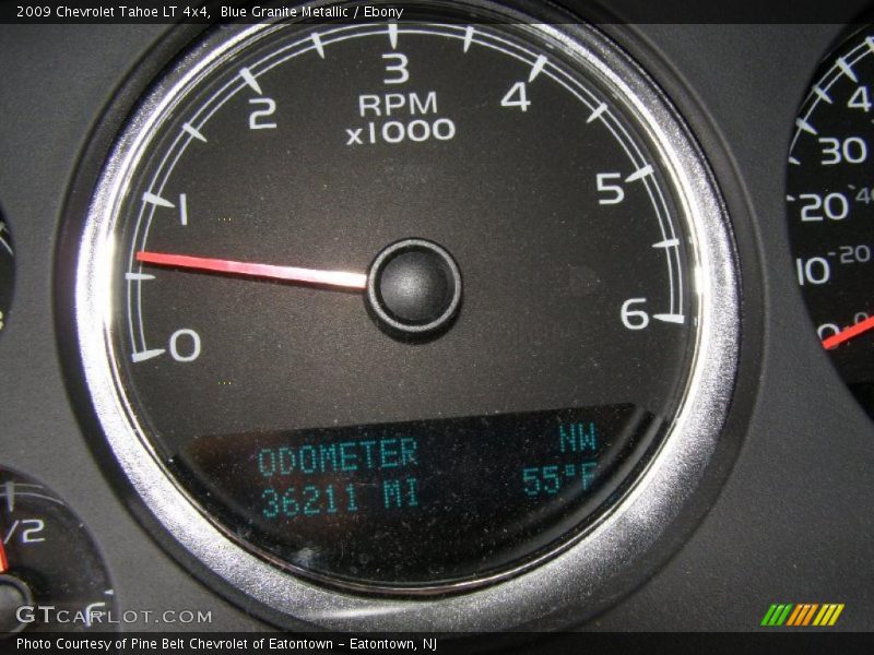 Blue Granite Metallic / Ebony 2009 Chevrolet Tahoe LT 4x4