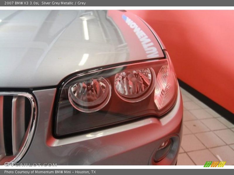 Silver Grey Metallic / Grey 2007 BMW X3 3.0si