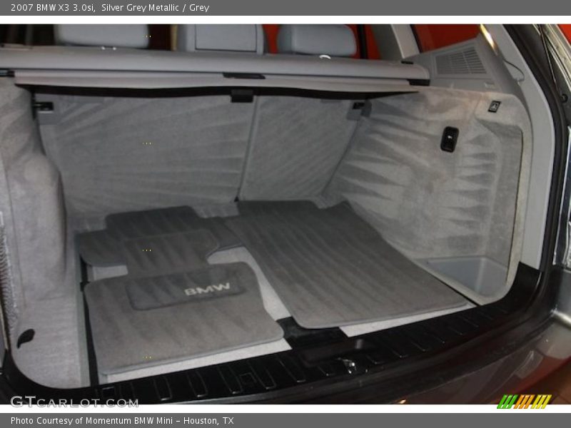 Silver Grey Metallic / Grey 2007 BMW X3 3.0si