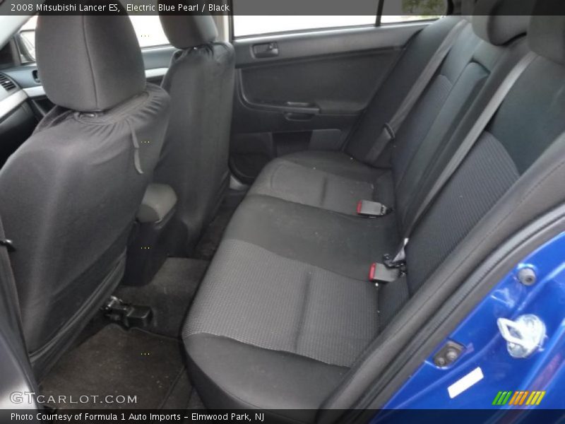 Electric Blue Pearl / Black 2008 Mitsubishi Lancer ES
