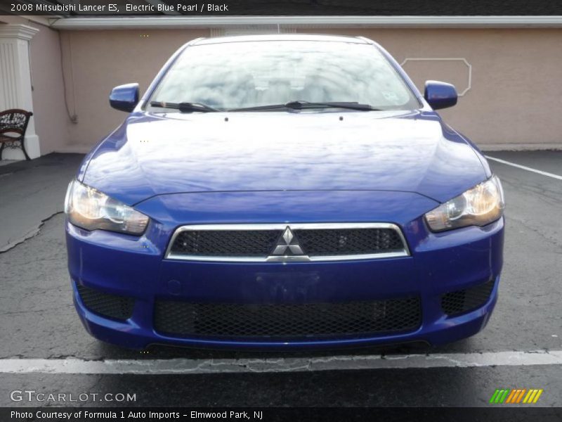 Electric Blue Pearl / Black 2008 Mitsubishi Lancer ES