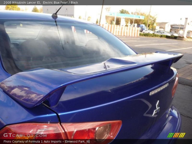 Electric Blue Pearl / Black 2008 Mitsubishi Lancer ES
