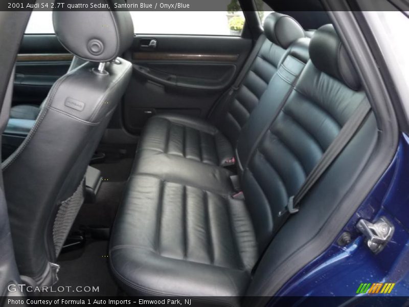 Santorin Blue / Onyx/Blue 2001 Audi S4 2.7T quattro Sedan