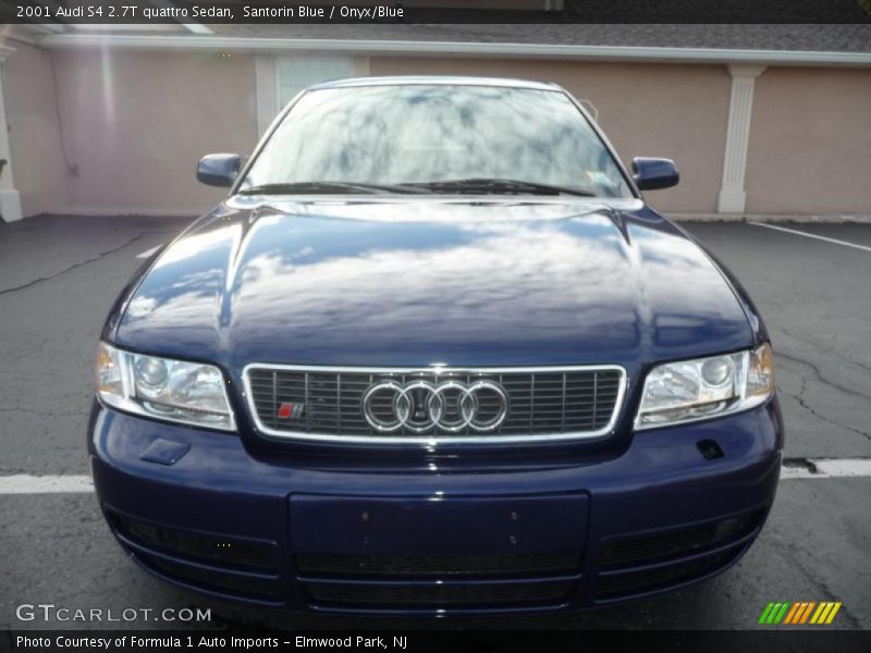 Santorin Blue / Onyx/Blue 2001 Audi S4 2.7T quattro Sedan