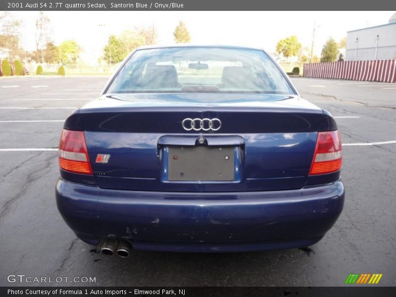 Santorin Blue / Onyx/Blue 2001 Audi S4 2.7T quattro Sedan