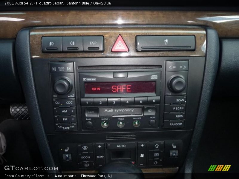 Santorin Blue / Onyx/Blue 2001 Audi S4 2.7T quattro Sedan