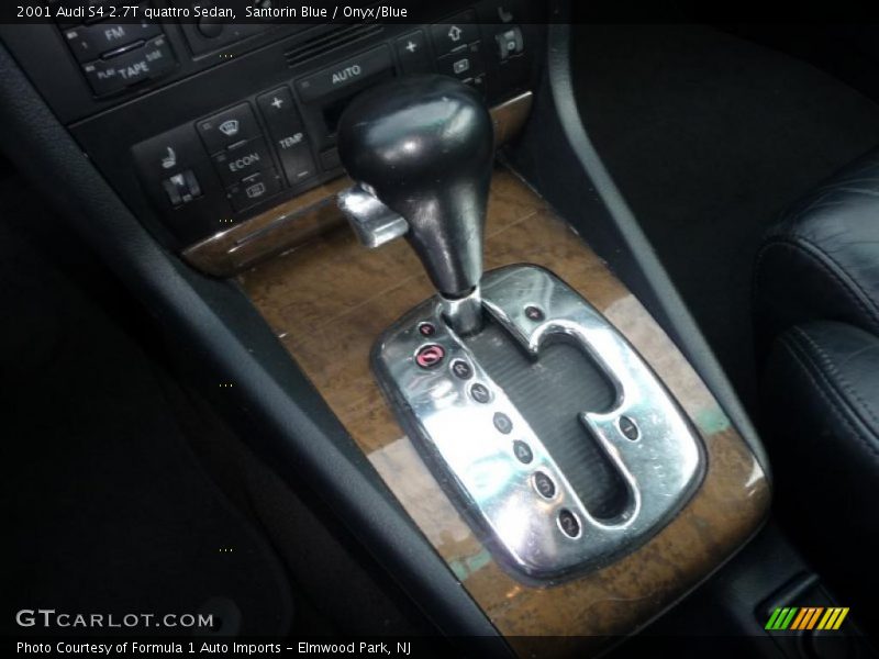 Santorin Blue / Onyx/Blue 2001 Audi S4 2.7T quattro Sedan
