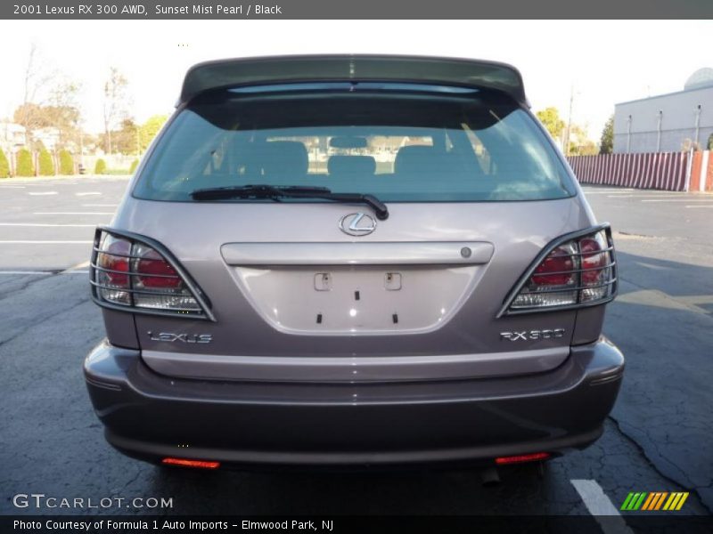 Sunset Mist Pearl / Black 2001 Lexus RX 300 AWD