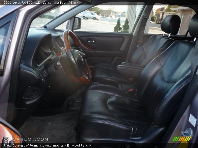 Sunset Mist Pearl / Black 2001 Lexus RX 300 AWD