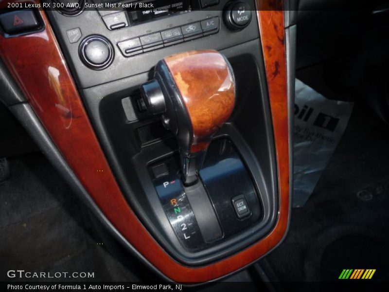 Sunset Mist Pearl / Black 2001 Lexus RX 300 AWD