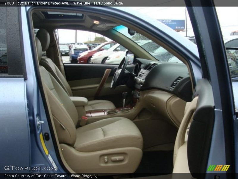 Wave Line Pearl / Sand Beige 2008 Toyota Highlander Limited 4WD