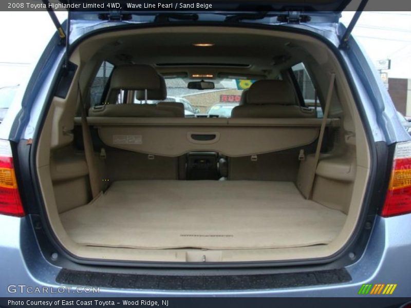 Wave Line Pearl / Sand Beige 2008 Toyota Highlander Limited 4WD