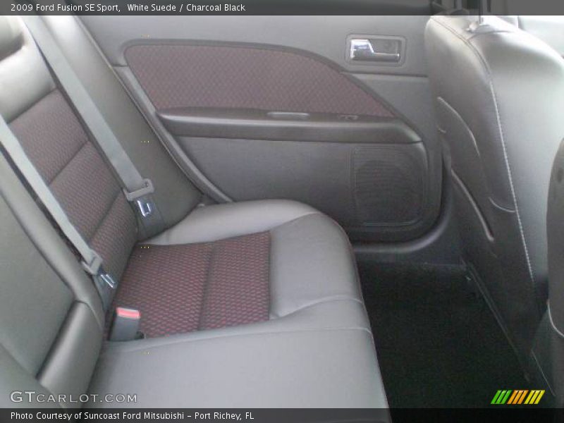 White Suede / Charcoal Black 2009 Ford Fusion SE Sport
