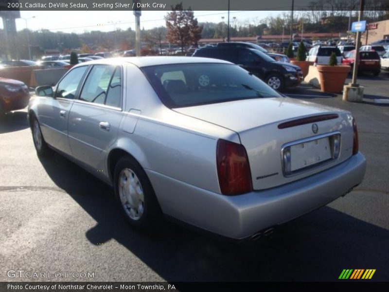 Sterling Silver / Dark Gray 2001 Cadillac DeVille Sedan