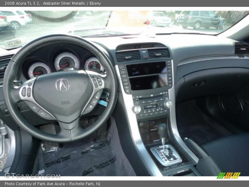 Alabaster Silver Metallic / Ebony 2008 Acura TL 3.2