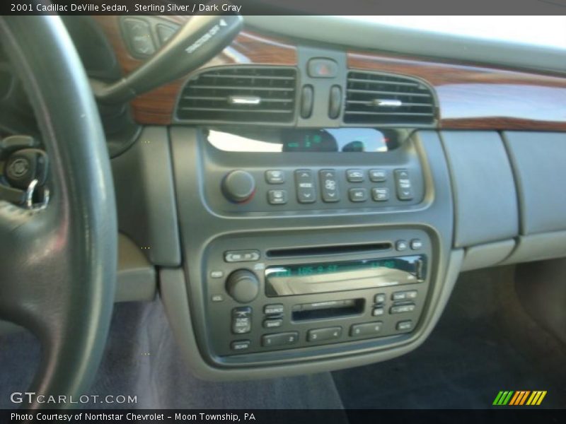 Sterling Silver / Dark Gray 2001 Cadillac DeVille Sedan