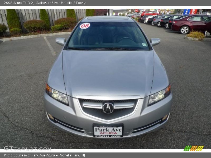 Alabaster Silver Metallic / Ebony 2008 Acura TL 3.2