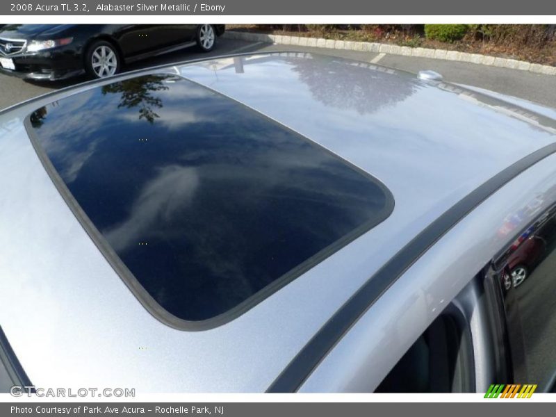 Alabaster Silver Metallic / Ebony 2008 Acura TL 3.2