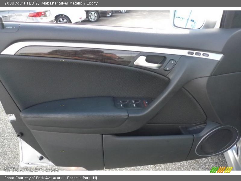 Alabaster Silver Metallic / Ebony 2008 Acura TL 3.2