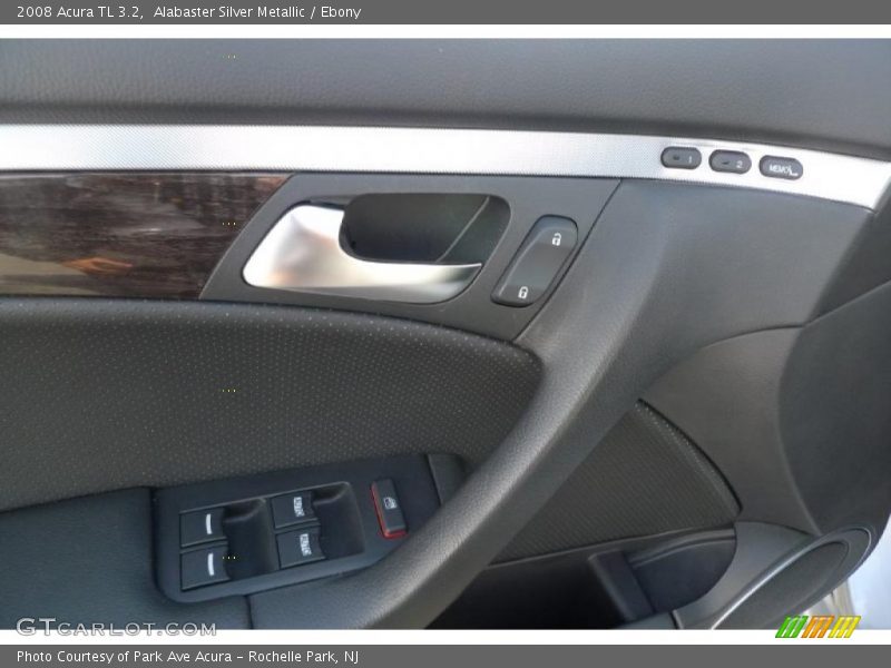 Alabaster Silver Metallic / Ebony 2008 Acura TL 3.2