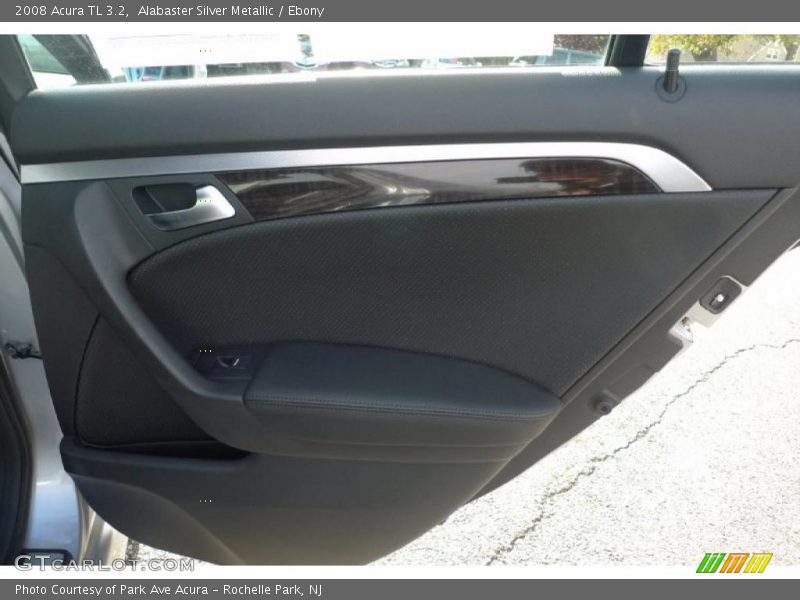 Alabaster Silver Metallic / Ebony 2008 Acura TL 3.2