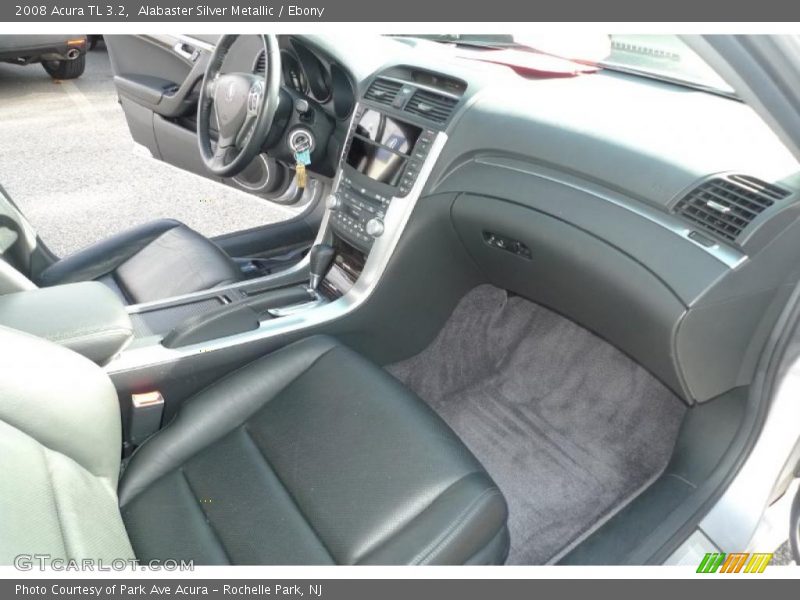 Alabaster Silver Metallic / Ebony 2008 Acura TL 3.2