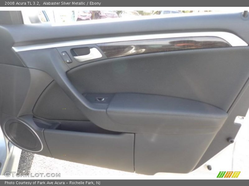 Alabaster Silver Metallic / Ebony 2008 Acura TL 3.2