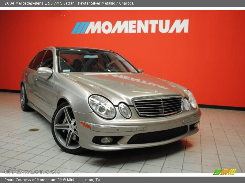 Pewter Silver Metallic / Charcoal 2004 Mercedes-Benz E 55 AMG Sedan