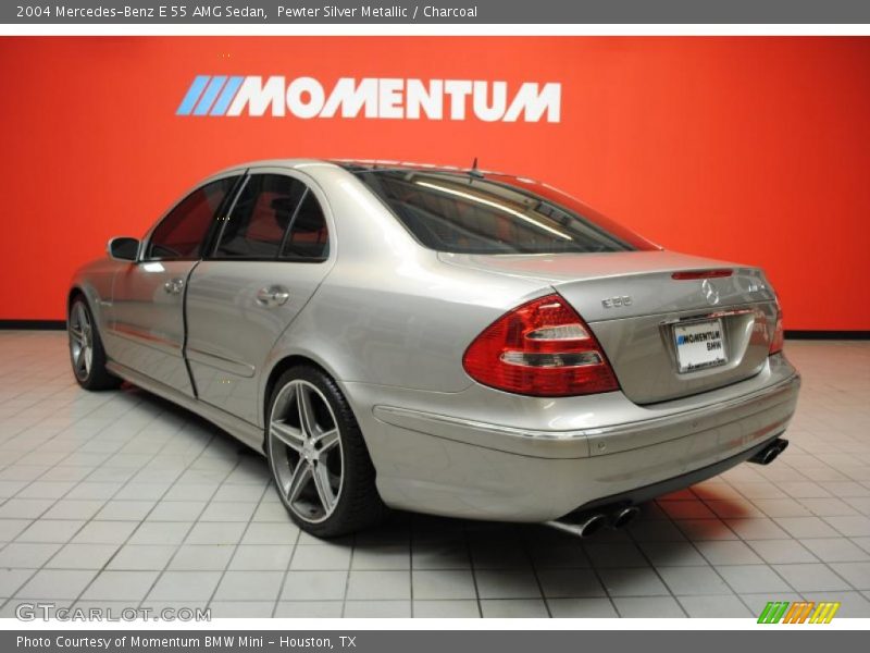 Pewter Silver Metallic / Charcoal 2004 Mercedes-Benz E 55 AMG Sedan
