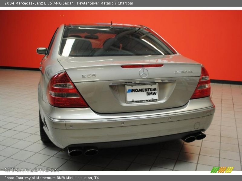 Pewter Silver Metallic / Charcoal 2004 Mercedes-Benz E 55 AMG Sedan
