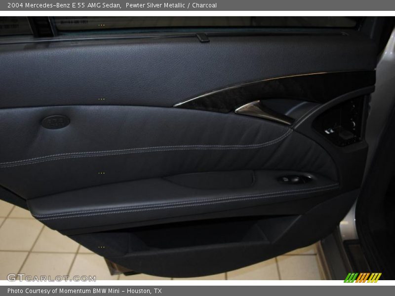 Pewter Silver Metallic / Charcoal 2004 Mercedes-Benz E 55 AMG Sedan
