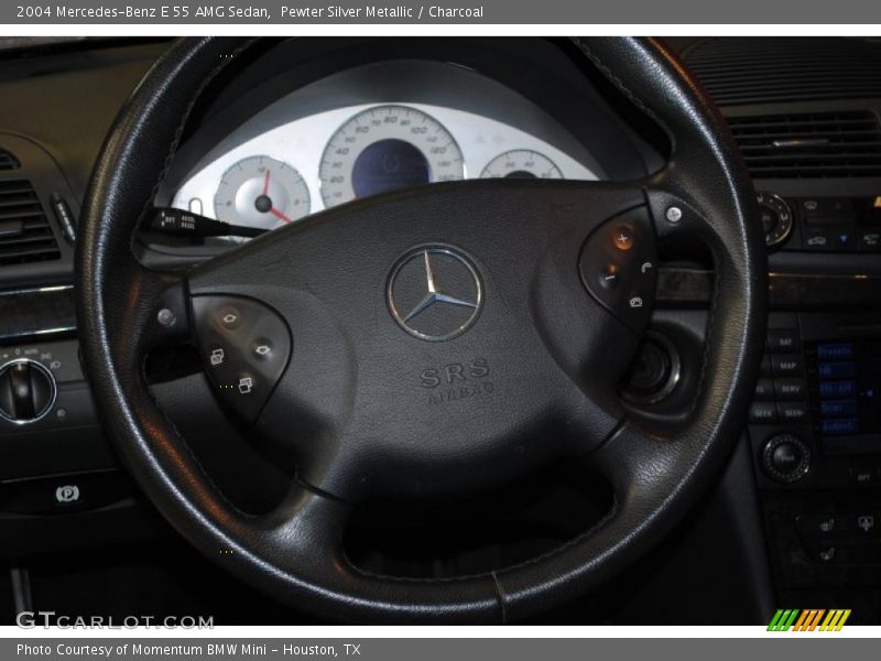 Pewter Silver Metallic / Charcoal 2004 Mercedes-Benz E 55 AMG Sedan