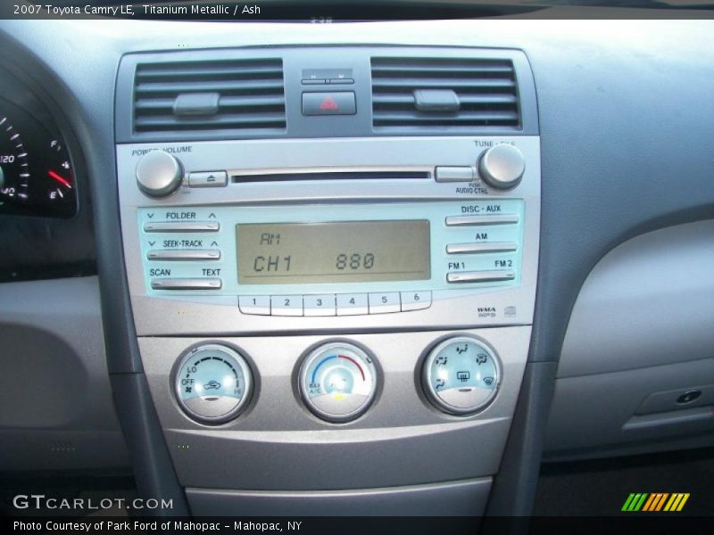 Titanium Metallic / Ash 2007 Toyota Camry LE