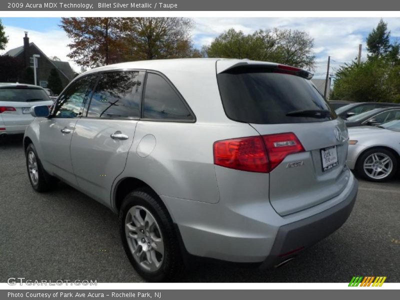 Billet Silver Metallic / Taupe 2009 Acura MDX Technology