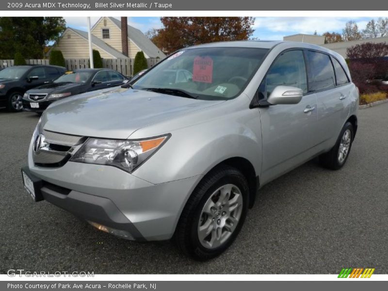 Billet Silver Metallic / Taupe 2009 Acura MDX Technology