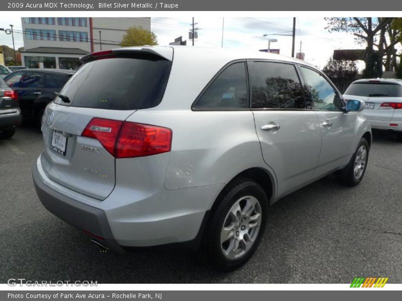 Billet Silver Metallic / Taupe 2009 Acura MDX Technology
