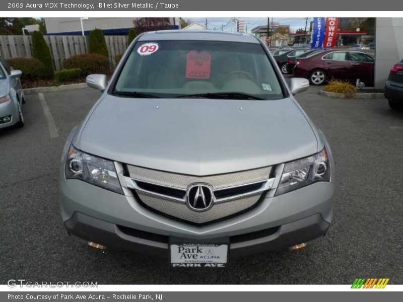 Billet Silver Metallic / Taupe 2009 Acura MDX Technology
