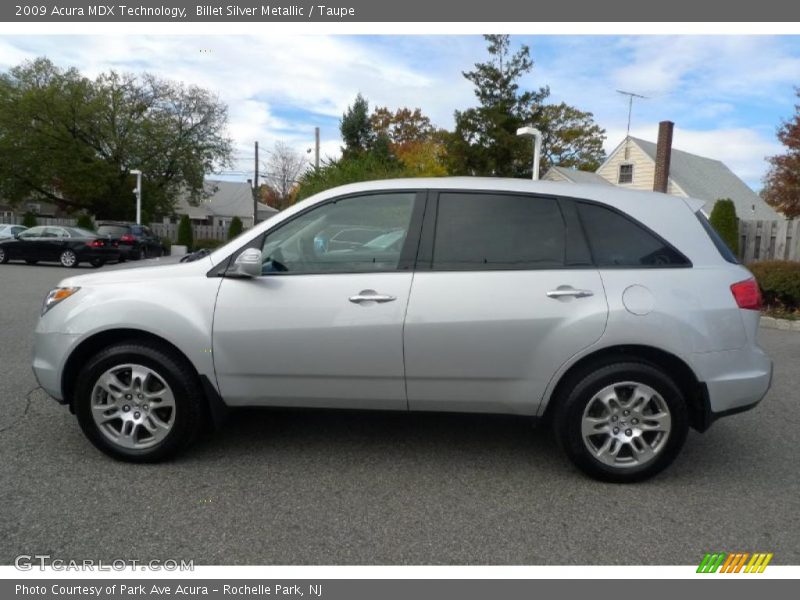 Billet Silver Metallic / Taupe 2009 Acura MDX Technology