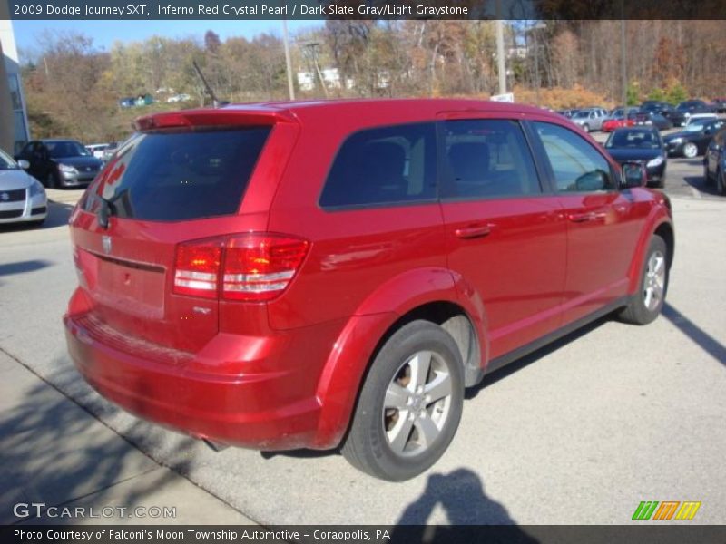 Inferno Red Crystal Pearl / Dark Slate Gray/Light Graystone 2009 Dodge Journey SXT