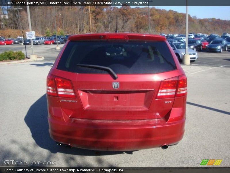 Inferno Red Crystal Pearl / Dark Slate Gray/Light Graystone 2009 Dodge Journey SXT