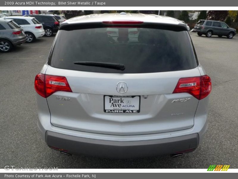 Billet Silver Metallic / Taupe 2009 Acura MDX Technology