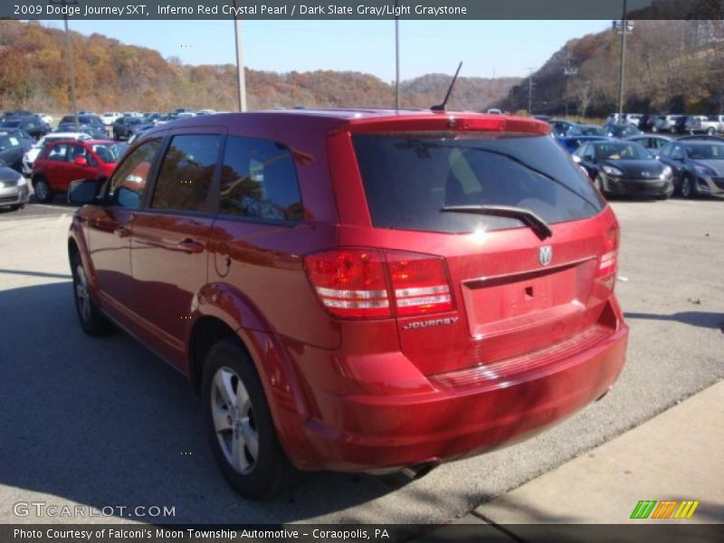 Inferno Red Crystal Pearl / Dark Slate Gray/Light Graystone 2009 Dodge Journey SXT