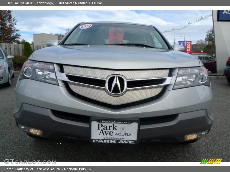 Billet Silver Metallic / Taupe 2009 Acura MDX Technology