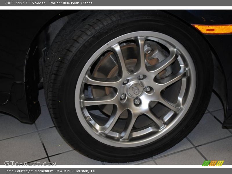 Twilight Blue Pearl / Stone 2005 Infiniti G 35 Sedan